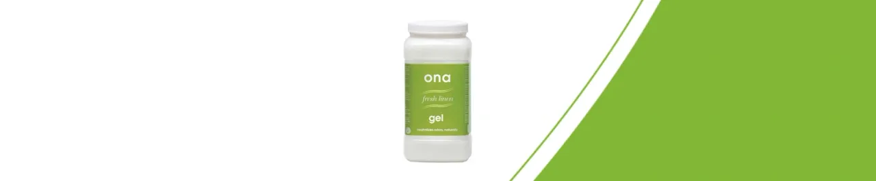 ONA Fresh Linen Gel 3 liter: witte pot met groen Fresh Linen-etiket