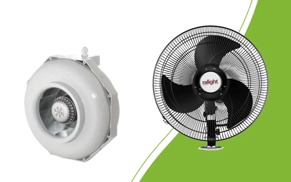 Buisventilator en wandventilator voor verschillende luchtfuncties