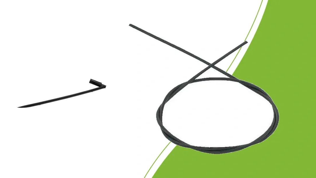 Capillairslang van 120 cm en BE-steker voor druppelirrigatie