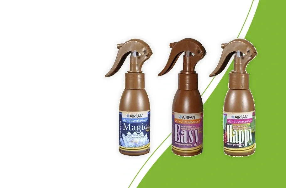 Airfan Magic, Easy en Happy geurneutraliserende sprays van 100 ml