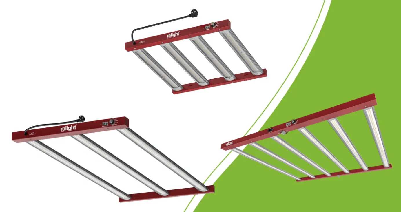 Ralight LED-kweeklampen: 150W, 360W met drie balken en 720W