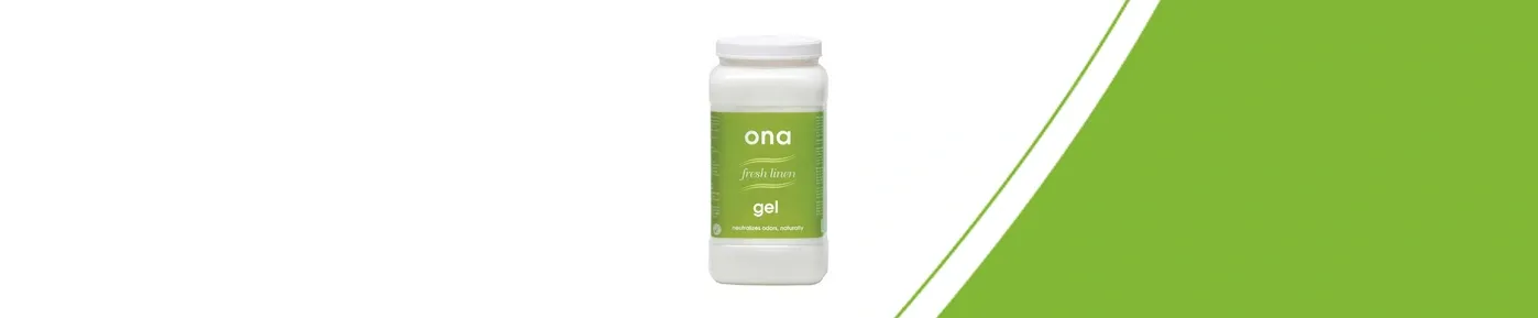 ONA Fresh Linen Gel 3 liter: witte pot met groen Fresh Linen-etiket