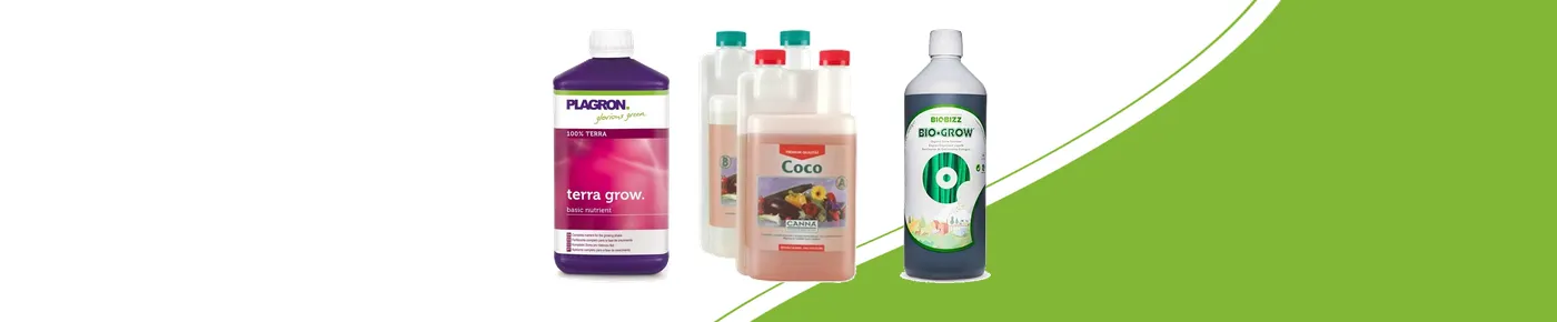 Plagron Terra Grow, Canna Coco A&B en BioBizz Bio·Grow