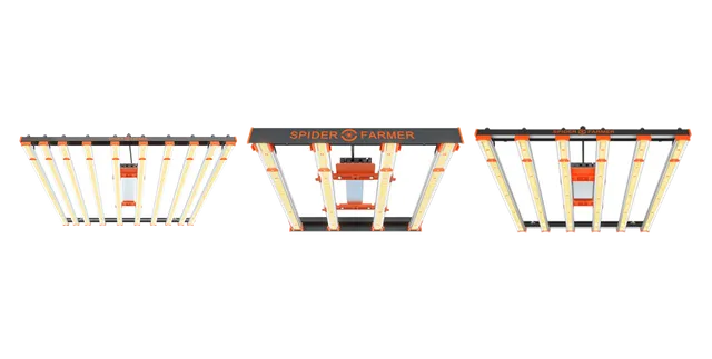 Productselectie voor Spider Farmer LED: Spider Farmer SE-1000W, 1000W LED kweeklamp; Spider Farmer SE-3000 300W LED Kweeklamp; Spider Farmer SE-5000 480W LED kweeklamp