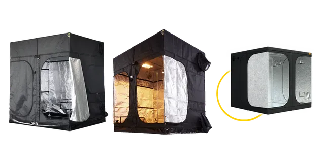 Productselectie voor Mammoth kweektenten: Mammoth Gavita Elite G2; Kweektent 220x180x215cm; Mammoth Gavita Elite HC G2; Kweektent 220x180x240cm; Mammoth Pro+ HC 120; Kweektent 120x120x225cm