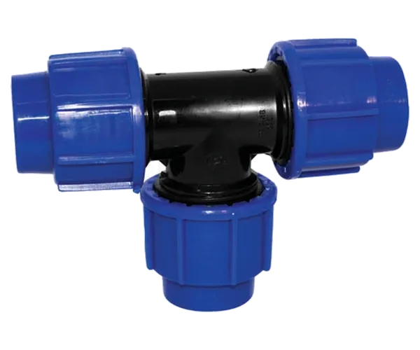 Tyleen T-stuk van 25 mm met drie aansluitingen